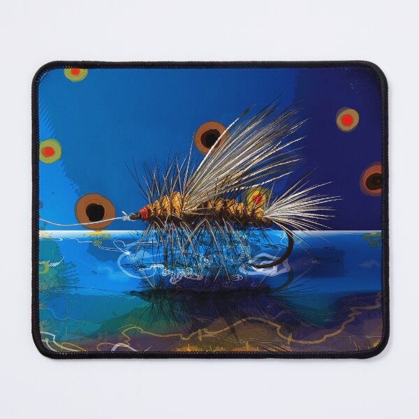 Fishing Computer Mouse Pad, Several Fish Hook Equipment Objects Trolling  Angling Netting Gathering Activity, Rectangle Non-Slip Rubber Mousepad  X-Large, 35 x 15, Multicolor, by Ambesonne 