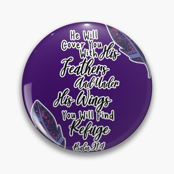 Item preview, He will Cover You with HIs Feathers And You Will Find Refuge designed and sold by FamilyCurios.