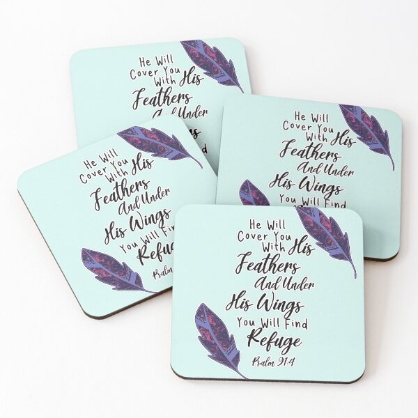 Item preview, He will Cover You with HIs Feathers And You Will Find Refuge designed and sold by FamilyCurios.