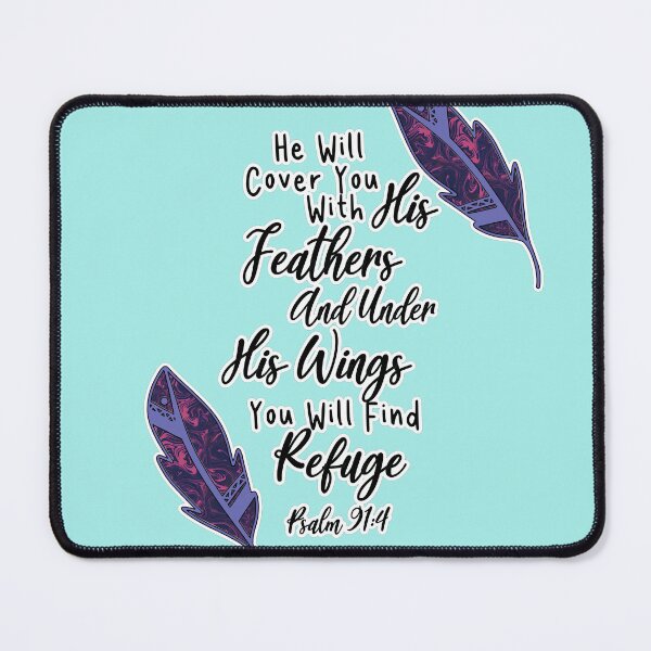 Item preview, He will Cover You with HIs Feathers And You Will Find Refuge designed and sold by FamilyCurios.