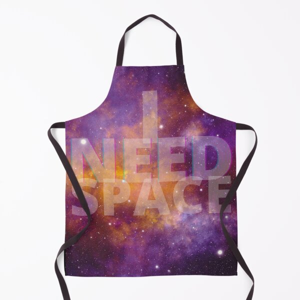 Item preview, I Need Space - Purple, Orange Galaxy designed and sold by Quirkdom.
