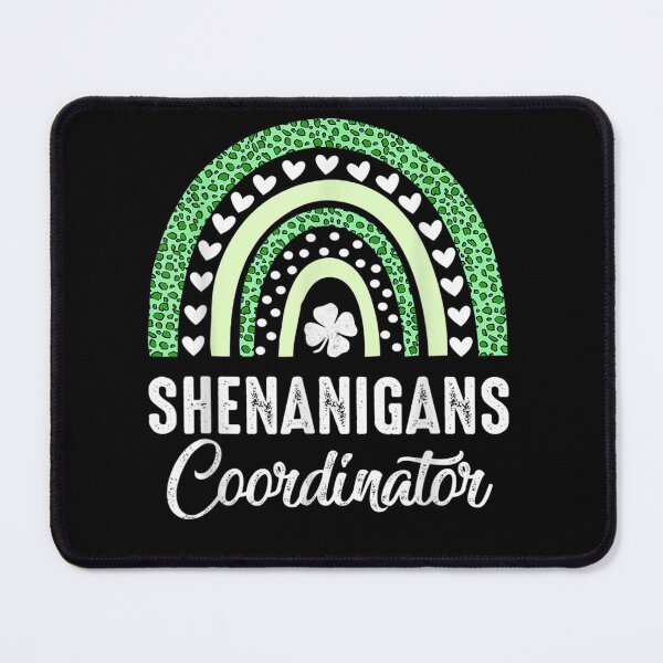 Item preview, Shenanigans Coordinator Rainbow St Patricks Day Teacher Gift T-Shirt designed and sold by Cailyfixnity.