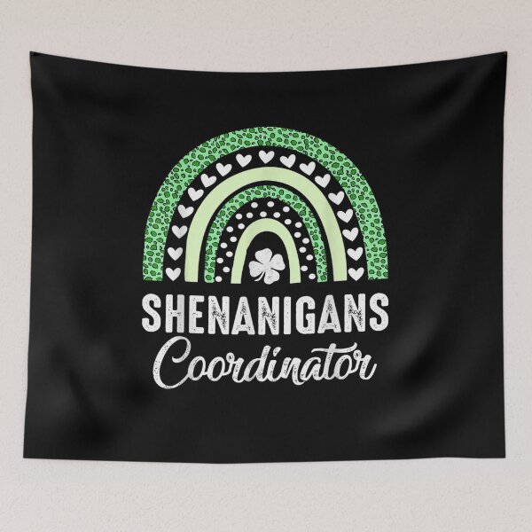 Item preview, Shenanigans Coordinator Rainbow St Patricks Day Teacher Gift T-Shirt designed and sold by Cailyfixnity.