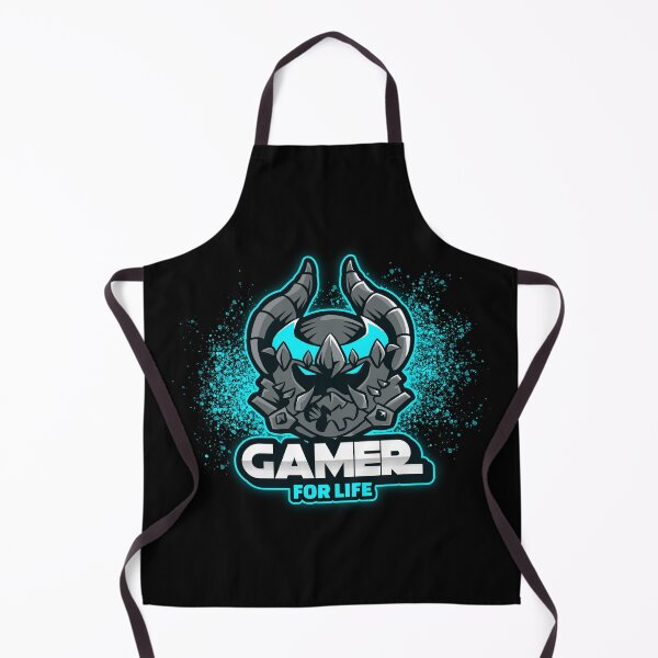 Item preview, Gamer for Life with Armored Silver Warrior designed and sold by PRIVARSHU.