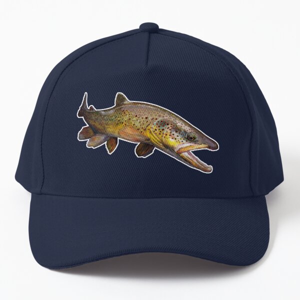 The Wild Brown Trout Cap for Sale by fishweardesigns