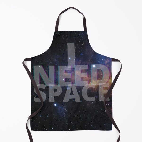 Item preview, I Need Space - Dark Blue, Orange Galaxy designed and sold by Quirkdom.