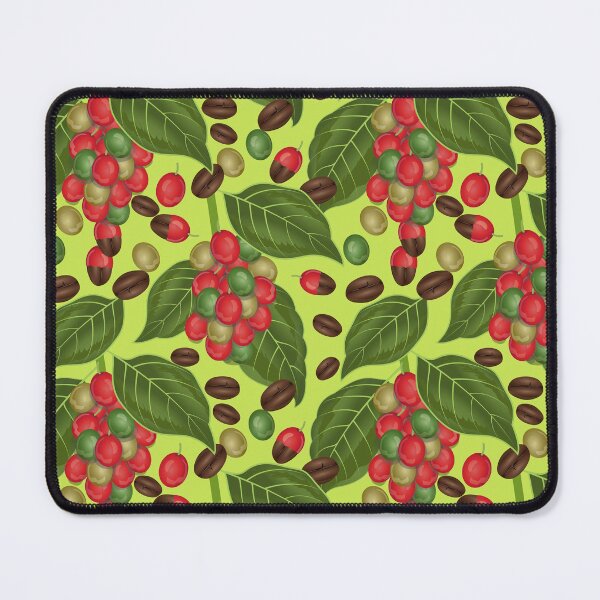 Item preview, Coffee Plant Pattern Art designed and sold by Ayesha Saleem.