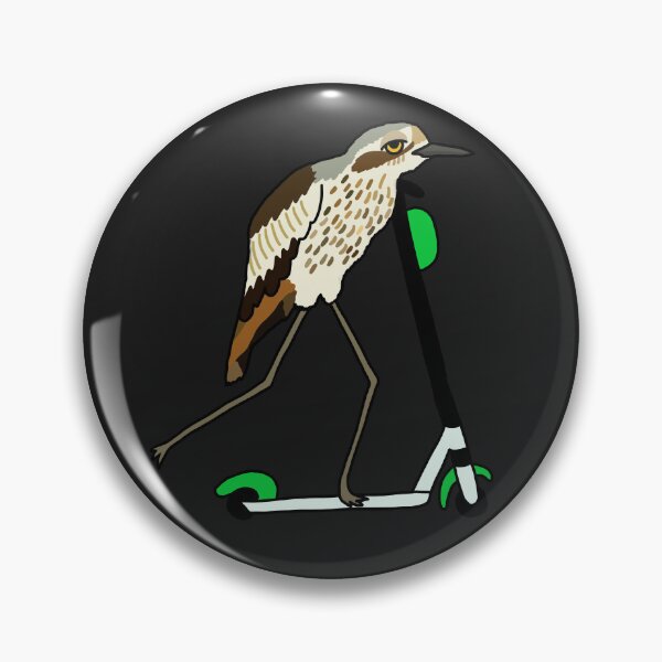 Item preview, Bush-stone Curlew on a Scooter Black designed and sold by Digitaldingo.