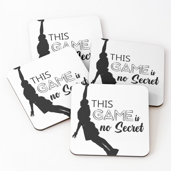 Item preview, THIS GAME IS NOT SECRET - Basketball black and white designed and sold by vooART.