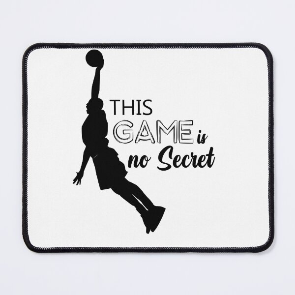 Item preview, THIS GAME IS NOT SECRET - Basketball black and white designed and sold by vooART.