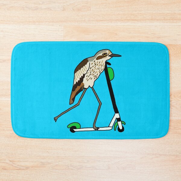 Item preview, Bush-stone Curlew on a Scooter Blue designed and sold by Digitaldingo.