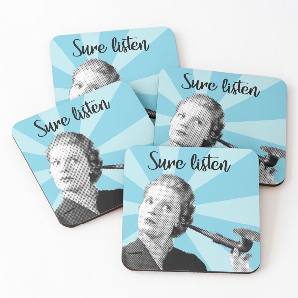 Item preview, Listen “sure listen” designed and sold by clients.