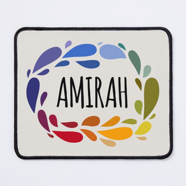Item preview, Amirah Name Cute Colorful Gift Named Amirah designed and sold by kindxinn.