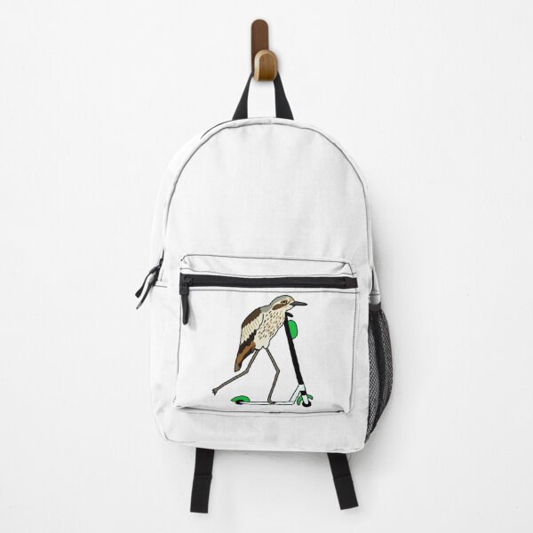 Item preview, Bush-stone Curlew on a Scooter White designed and sold by Digitaldingo.