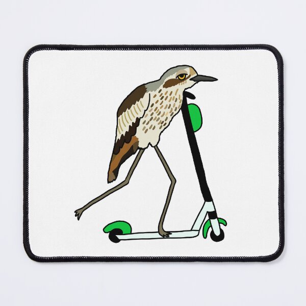 Item preview, Bush-stone Curlew on a Scooter White designed and sold by Digitaldingo.