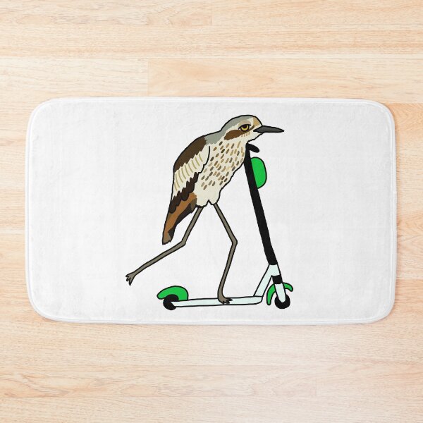 Item preview, Bush-stone Curlew on a Scooter White designed and sold by Digitaldingo.