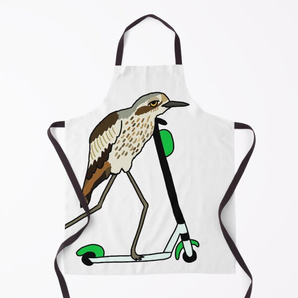 Item preview, Bush-stone Curlew on a Scooter White designed and sold by Digitaldingo.
