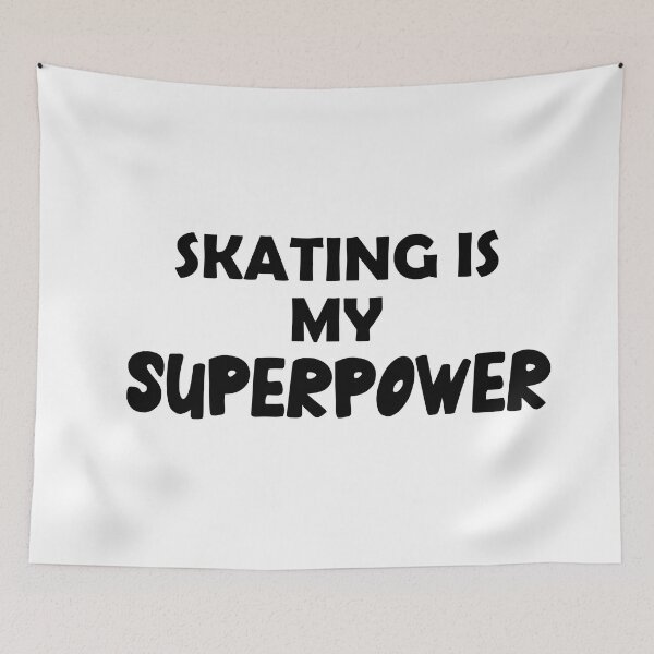 Item preview, Skating Is My Superpower , Funny Simple Text Black And White Font  designed and sold by Every Pet  Shirts.