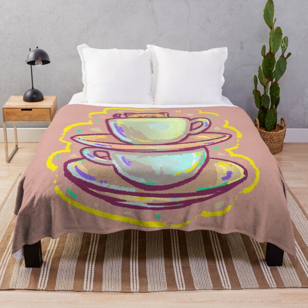 Item preview, Colorful cat in coffee mugs designed and sold by Denise, Denisn't.