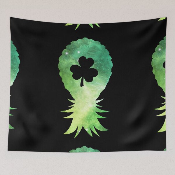 Item preview, Galaxy Upside Down Pineapple St Patricks Day Lucky Shamrock designed and sold by LemoBoy.