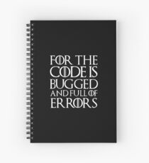 game of thrones Spiral Notebook
