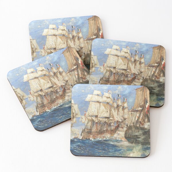 Item preview, Oak, Hemp, and Powder: Trafalgar, 1805 - Charles Edward Dixon (1920) designed and sold by CartoClassics.