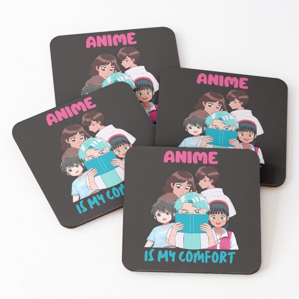 Item preview, Amine Is My Comfort- Anime Valentine Sticker designed and sold by Augustine9bd4a7.