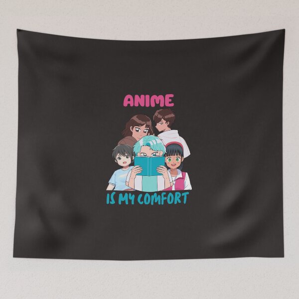Item preview, Amine Is My Comfort- Anime Valentine Sticker designed and sold by Augustine9bd4a7.