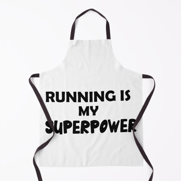 Item preview, Running Is My Superpower , Funny Simple Text Black And White Font designed and sold by Every Pet Shirts.