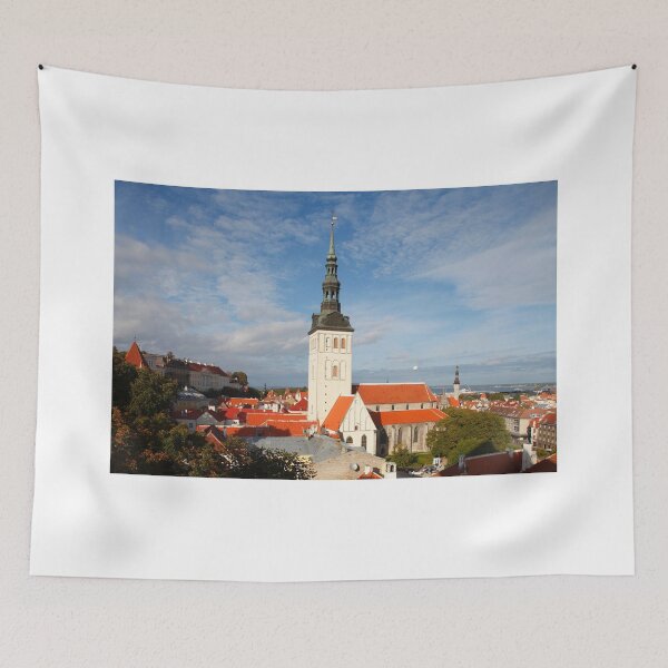Item preview, View from the Kiek in de Kök tower to the Nikolai Church, Lower Town, Old Town, Tallinn, Estonia, Europe designed and sold by Torsten  Krüger.