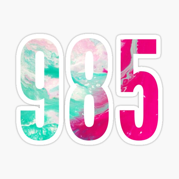 985-area-code-zip-code-location-light-teal-pink-sticker-for-sale-by