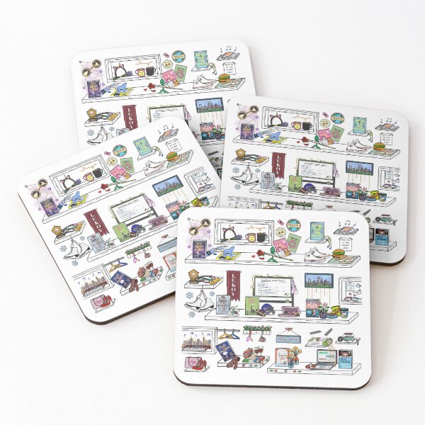 Item preview, Book Collage B designed and sold by bookshelfsketch.
