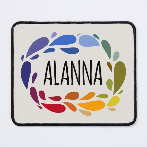 Item preview, Alanna Name Cute Colorful Gift Named Alanna designed and sold by kindxinn.