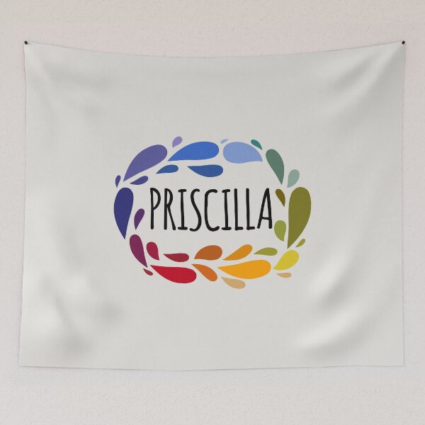 Item preview, Priscilla Name Cute Colorful Gift Named Priscilla designed and sold by kindxinn.
