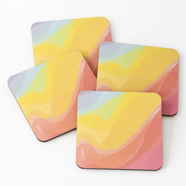 Item preview, abstract paint swish rainbow  designed and sold by whatmabeldid.