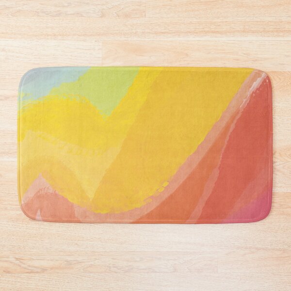 Item preview, abstract paint swish rainbow  designed and sold by whatmabeldid.