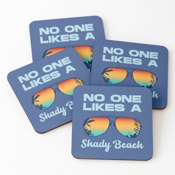 Item preview, No one likes a shady beach, beach funny ocean vacation, sarcastic summer, beach duty sunglasses designed and sold by SGS-.