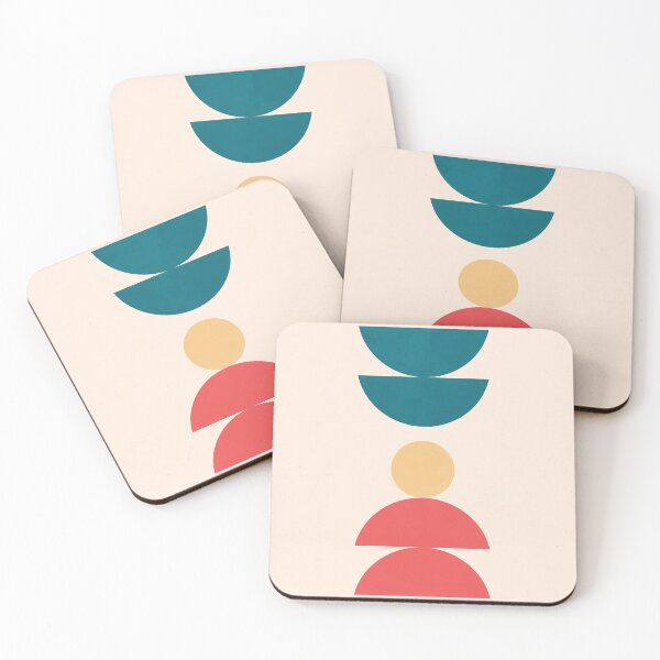 Item preview, Colorful - Minimalist Geometric Shapes designed and sold by technicolorable_art.