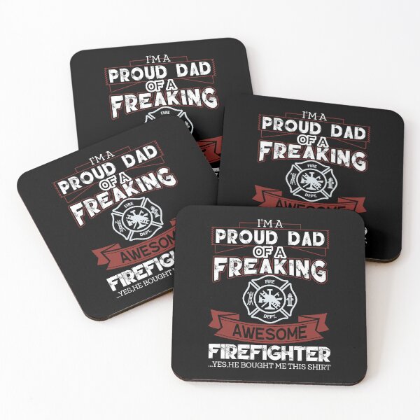 Item preview, I'm A Proud Dad Of A Freaking Awesome Firefighter designed and sold by verdecuddly.