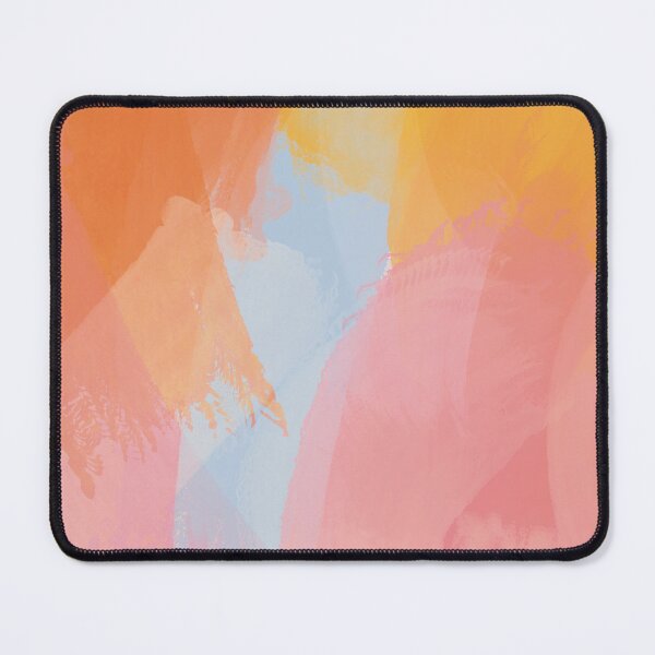 Item preview, abstract pink, orange, blue and yellow paint strokes designed and sold by whatmabeldid.