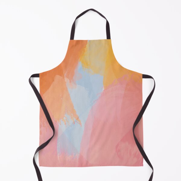 Item preview, abstract pink, orange, blue and yellow paint strokes designed and sold by whatmabeldid.
