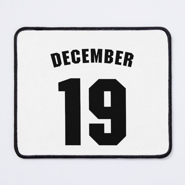 Item preview, Date of birth 19 December birthday gift sport design designed and sold by Panya-Design.