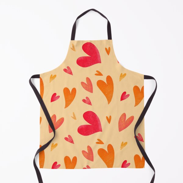 Item preview, Fun Heart Pattern Pink and Orange designed and sold by ChloesNook.