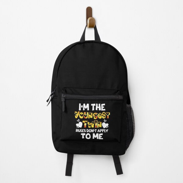 Item preview, Funny Twins Quote: I'm The Youngest Twin Rules Don't Apply To Me designed and sold by AmeliaStore1.