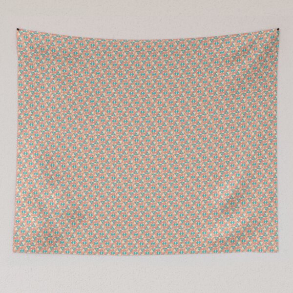 Item preview, Abstract Orange Triangles designed and sold by graystudio.