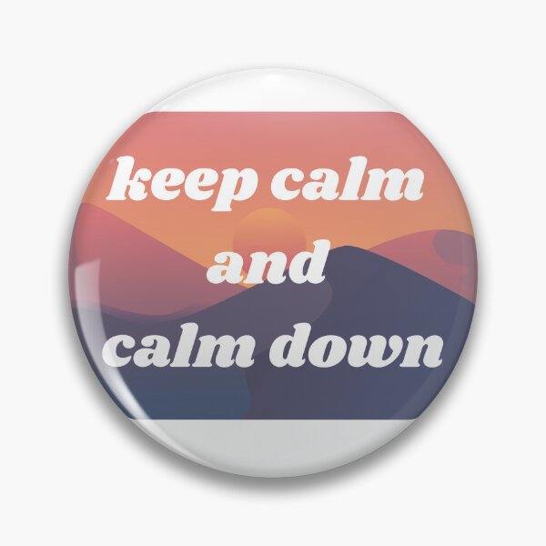 Item preview, beautiful sunset with writing keep calm and calm down designed and sold by JAG2B.