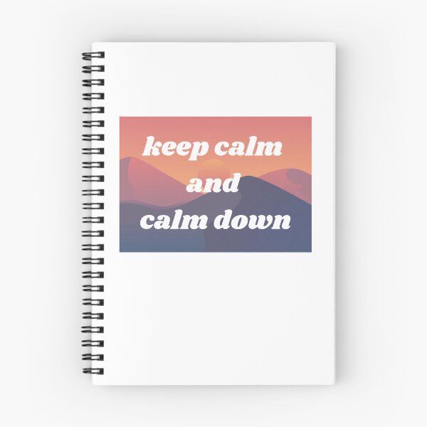 Item preview, beautiful sunset with writing keep calm and calm down designed and sold by JAG2B.