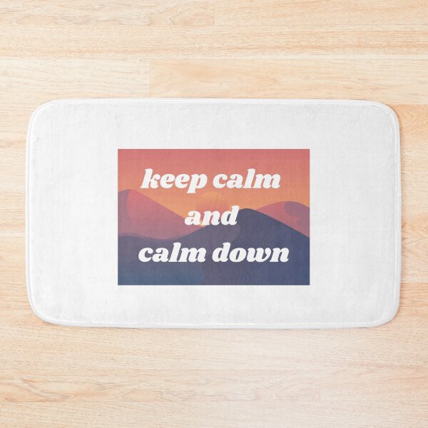 Item preview, beautiful sunset with writing keep calm and calm down designed and sold by JAG2B.
