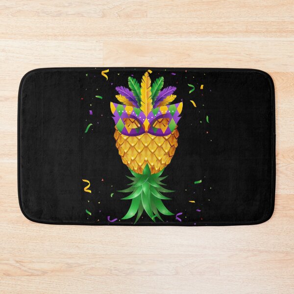Item preview, Mardi Gras Masquerade Mask Swinger Upside Down Pineapple designed and sold by LemoBoy.