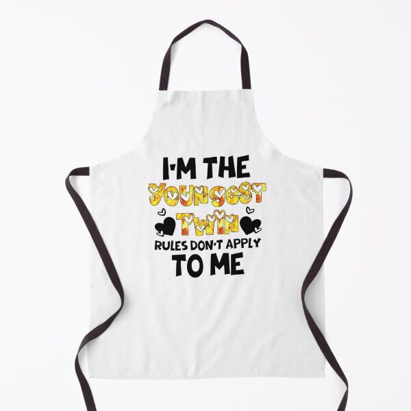 Item preview, Funny Twins Quote: I'm The Youngest Twin Rules Don't Apply To Me designed and sold by AmeliaStore1.